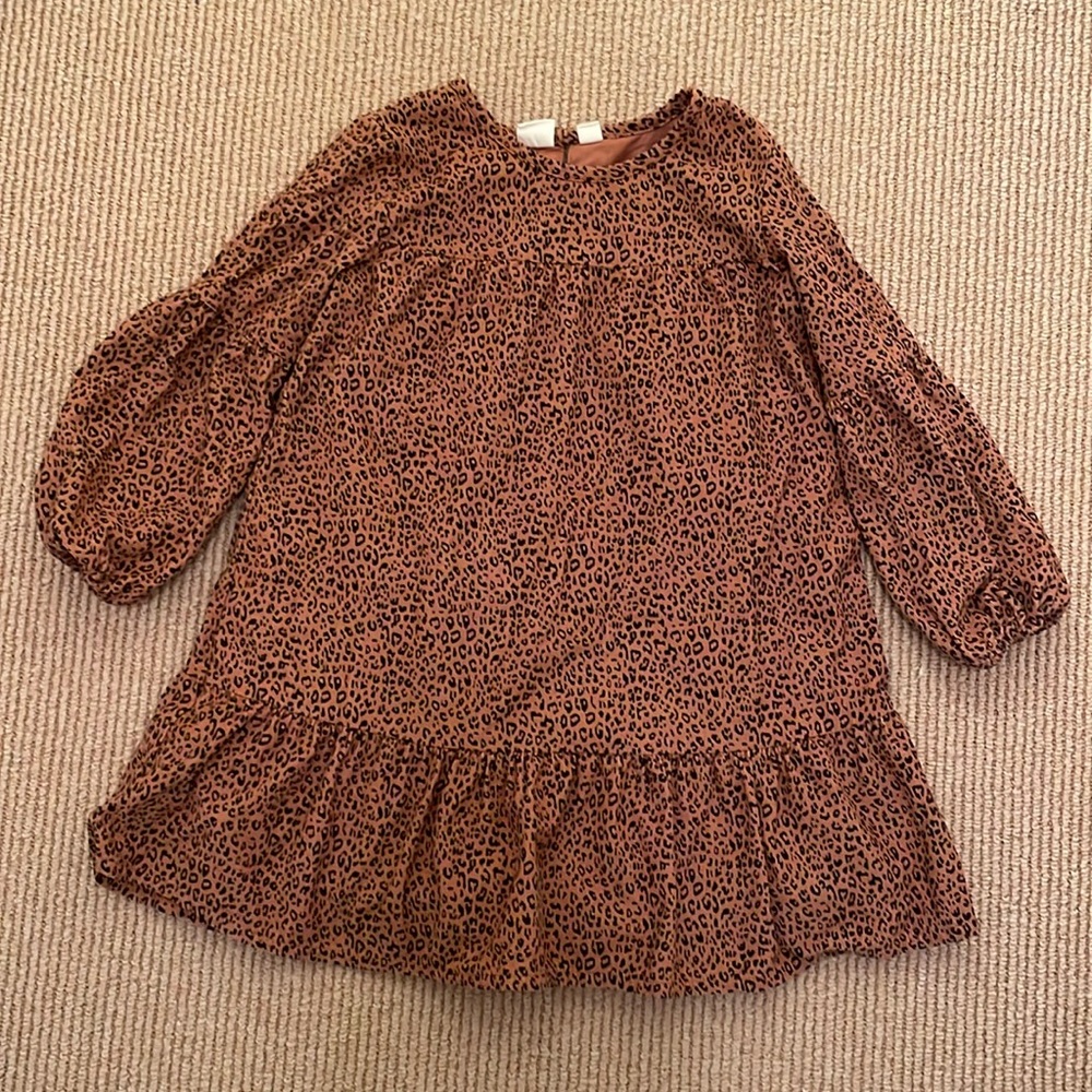 Gap leopard corduroy dress - size XS